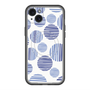 スリムプロテクションプレミアムケース with MagSafe［ Nordic Dot - Blue ］
