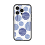 スリムプロテクションプレミアムケース with MagSafe［ Nordic Dot - Blue ］