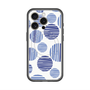 スリムプロテクションプレミアムケース with MagSafe［ Nordic Dot - Blue ］