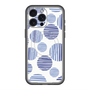 スリムプロテクションプレミアムケース with MagSafe［ Nordic Dot - Blue ］