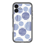 スリムプロテクションプレミアムケース with MagSafe［ Nordic Dot - Blue ］