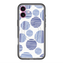 スリムプロテクションプレミアムケース with MagSafe［ Nordic Dot - Blue ］