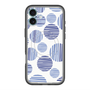 スリムプロテクションプレミアムケース with MagSafe［ Nordic Dot - Blue ］