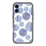 スリムプロテクションプレミアムケース with MagSafe［ Nordic Dot - Blue ］