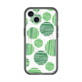 スリムプロテクションプレミアムケース with MagSafe［ Nordic Dot - Green ］