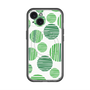 スリムプロテクションプレミアムケース with MagSafe［ Nordic Dot - Green ］
