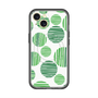 スリムプロテクションプレミアムケース with MagSafe［ Nordic Dot - Green ］