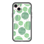 スリムプロテクションプレミアムケース with MagSafe［ Nordic Dot - Green ］