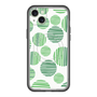 スリムプロテクションプレミアムケース with MagSafe［ Nordic Dot - Green ］