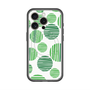 スリムプロテクションプレミアムケース with MagSafe［ Nordic Dot - Green ］