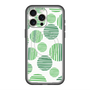 スリムプロテクションプレミアムケース with MagSafe［ Nordic Dot - Green ］