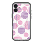 スリムプロテクションプレミアムケース with MagSafe［ Nordic Dot - Pink ］