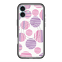 スリムプロテクションプレミアムケース with MagSafe［ Nordic Dot - Pink ］