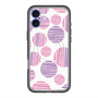 スリムプロテクションプレミアムケース with MagSafe［ Nordic Dot - Pink ］