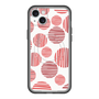 スリムプロテクションプレミアムケース with MagSafe［ Nordic Dot - Red ］