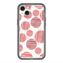 スリムプロテクションプレミアムケース with MagSafe［ Nordic Dot - Red ］