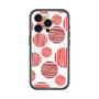 スリムプロテクションプレミアムケース with MagSafe［ Nordic Dot - Red ］