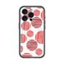 スリムプロテクションプレミアムケース with MagSafe［ Nordic Dot - Red ］