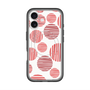 スリムプロテクションプレミアムケース with MagSafe［ Nordic Dot - Red ］