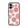 スリムプロテクションプレミアムケース with MagSafe［ Nordic Dot - Red ］