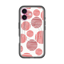 スリムプロテクションプレミアムケース with MagSafe［ Nordic Dot - Red ］