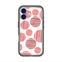 スリムプロテクションプレミアムケース with MagSafe［ Nordic Dot - Red ］