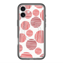 スリムプロテクションプレミアムケース with MagSafe［ Nordic Dot - Red ］