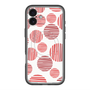 スリムプロテクションプレミアムケース with MagSafe［ Nordic Dot - Red ］