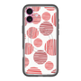 スリムプロテクションプレミアムケース with MagSafe［ Nordic Dot - Red ］