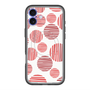 スリムプロテクションプレミアムケース with MagSafe［ Nordic Dot - Red ］