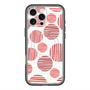 スリムプロテクションプレミアムケース with MagSafe［ Nordic Dot - Red ］
