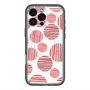スリムプロテクションプレミアムケース with MagSafe［ Nordic Dot - Red ］