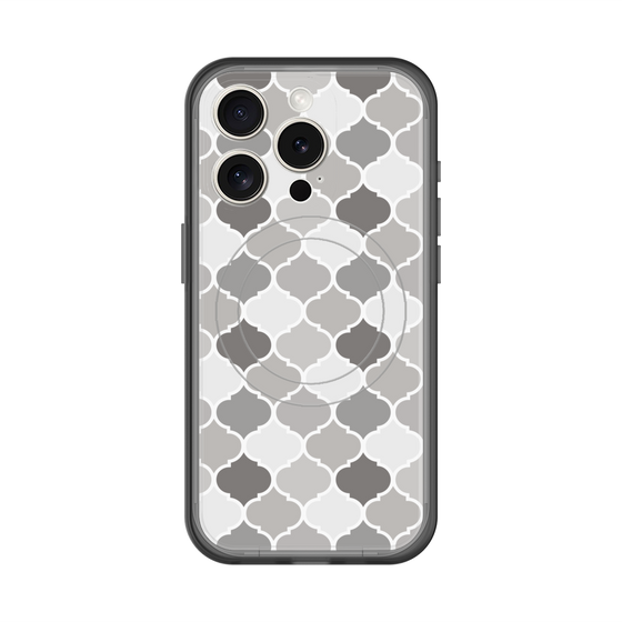 スリムプロテクションプレミアムケース with MagSafe［ Moroccan1 color - Gray ］