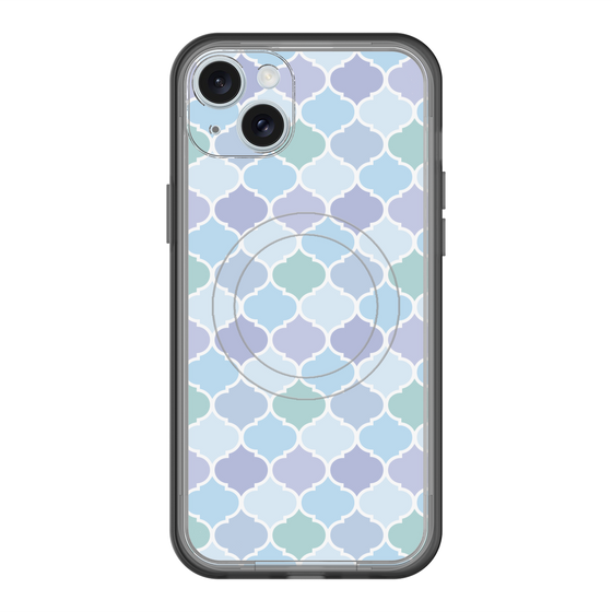 スリムプロテクションプレミアムケース with MagSafe［ Moroccan1 color - Blue ］
