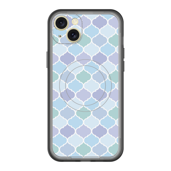 スリムプロテクションプレミアムケース with MagSafe［ Moroccan1 color - Blue ］