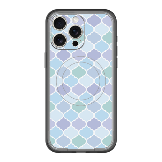 スリムプロテクションプレミアムケース with MagSafe［ Moroccan1 color - Blue ］