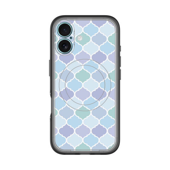 スリムプロテクションプレミアムケース with MagSafe［ Moroccan1 color - Blue ］