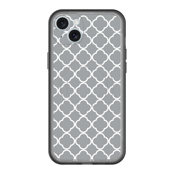 スリムプロテクションプレミアムケース with MagSafe［ Moroccan2 - Gray ］