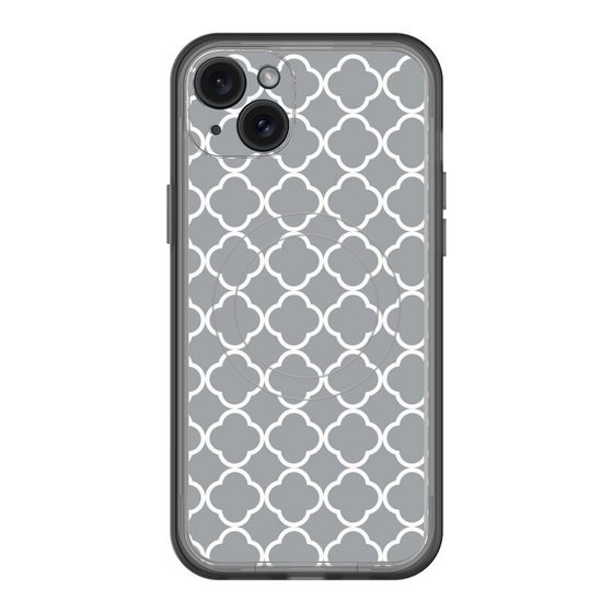 スリムプロテクションプレミアムケース with MagSafe［ Moroccan2 - Gray ］