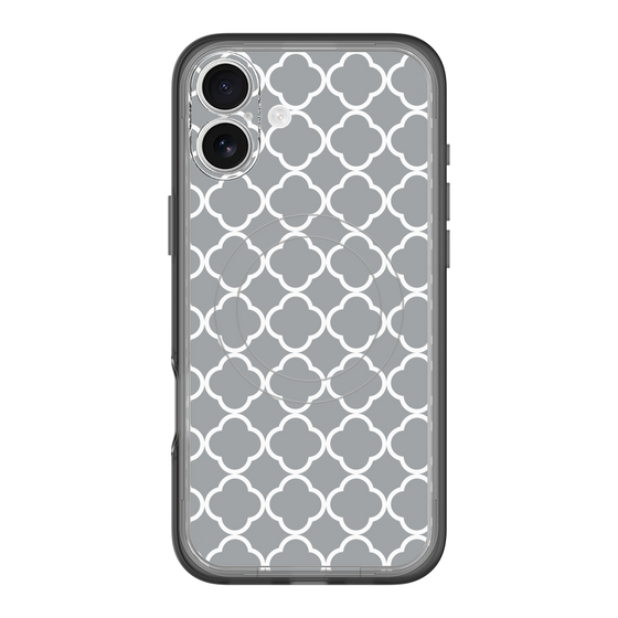 スリムプロテクションプレミアムケース with MagSafe［ Moroccan2 - Gray ］