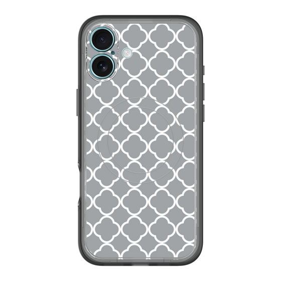 スリムプロテクションプレミアムケース with MagSafe［ Moroccan2 - Gray ］