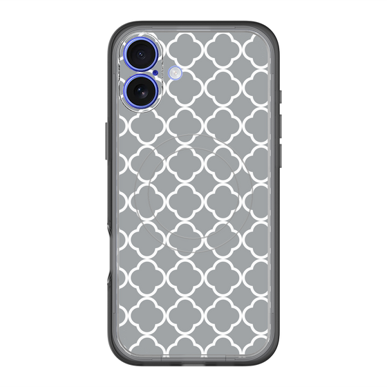 スリムプロテクションプレミアムケース with MagSafe［ Moroccan2 - Gray ］