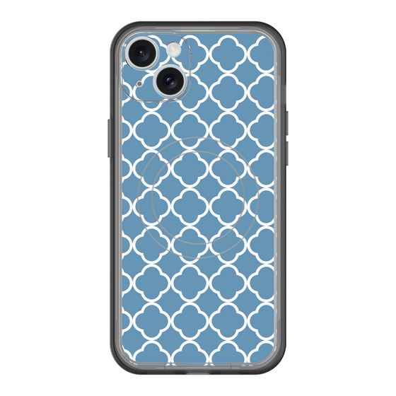 スリムプロテクションプレミアムケース with MagSafe［ Moroccan2 - Blue ］