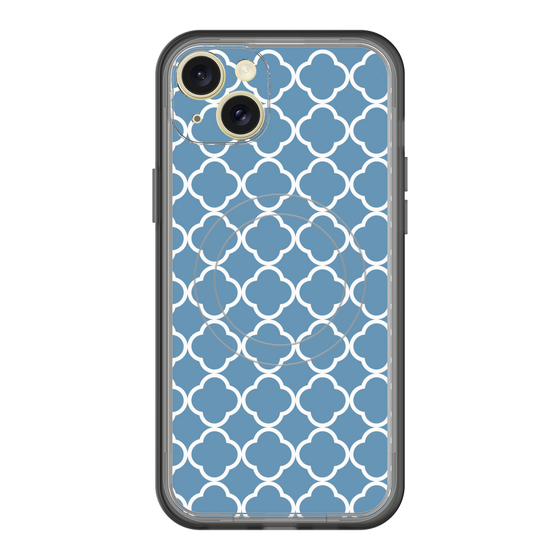 スリムプロテクションプレミアムケース with MagSafe［ Moroccan2 - Blue ］