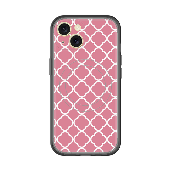 スリムプロテクションプレミアムケース with MagSafe［ Moroccan2 - Pink ］