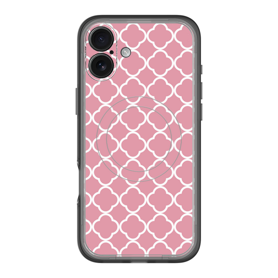 スリムプロテクションプレミアムケース with MagSafe［ Moroccan2 - Pink ］