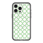 スリムプロテクションプレミアムケース with MagSafe［ Moroccan3 - Green ］