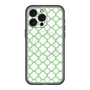 スリムプロテクションプレミアムケース with MagSafe［ Moroccan3 - Green ］