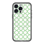 スリムプロテクションプレミアムケース with MagSafe［ Moroccan3 - Green ］