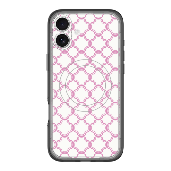 スリムプロテクションプレミアムケース with MagSafe［ Moroccan3 - Pink ］